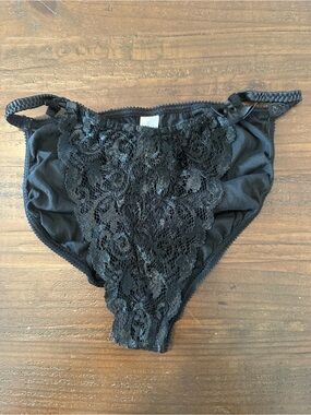 Victoria's Secret Satin & Lace String Bikini Panties